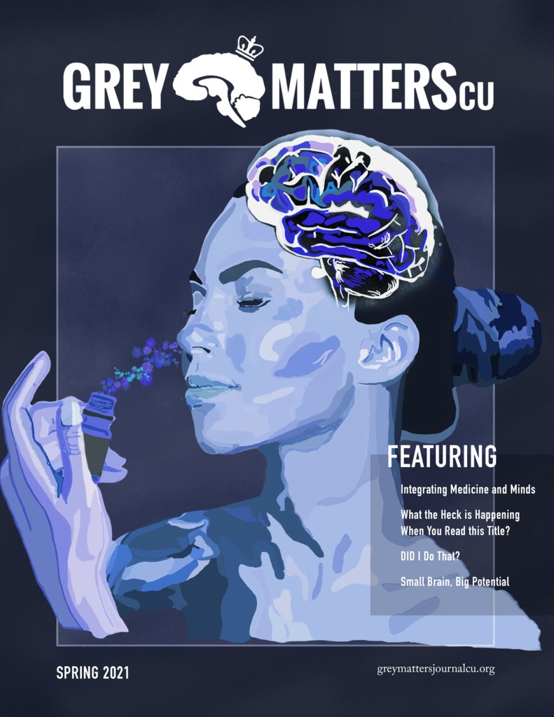 Cover of the first issue of Grey Matters CU