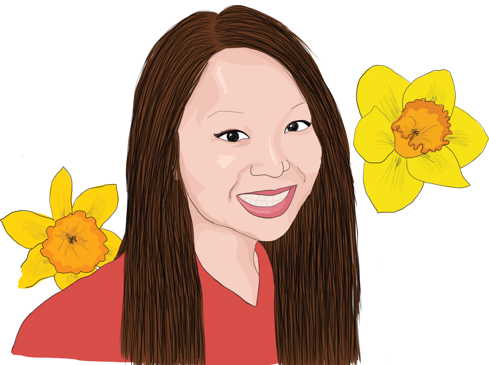 Illustration of Peggy Wang