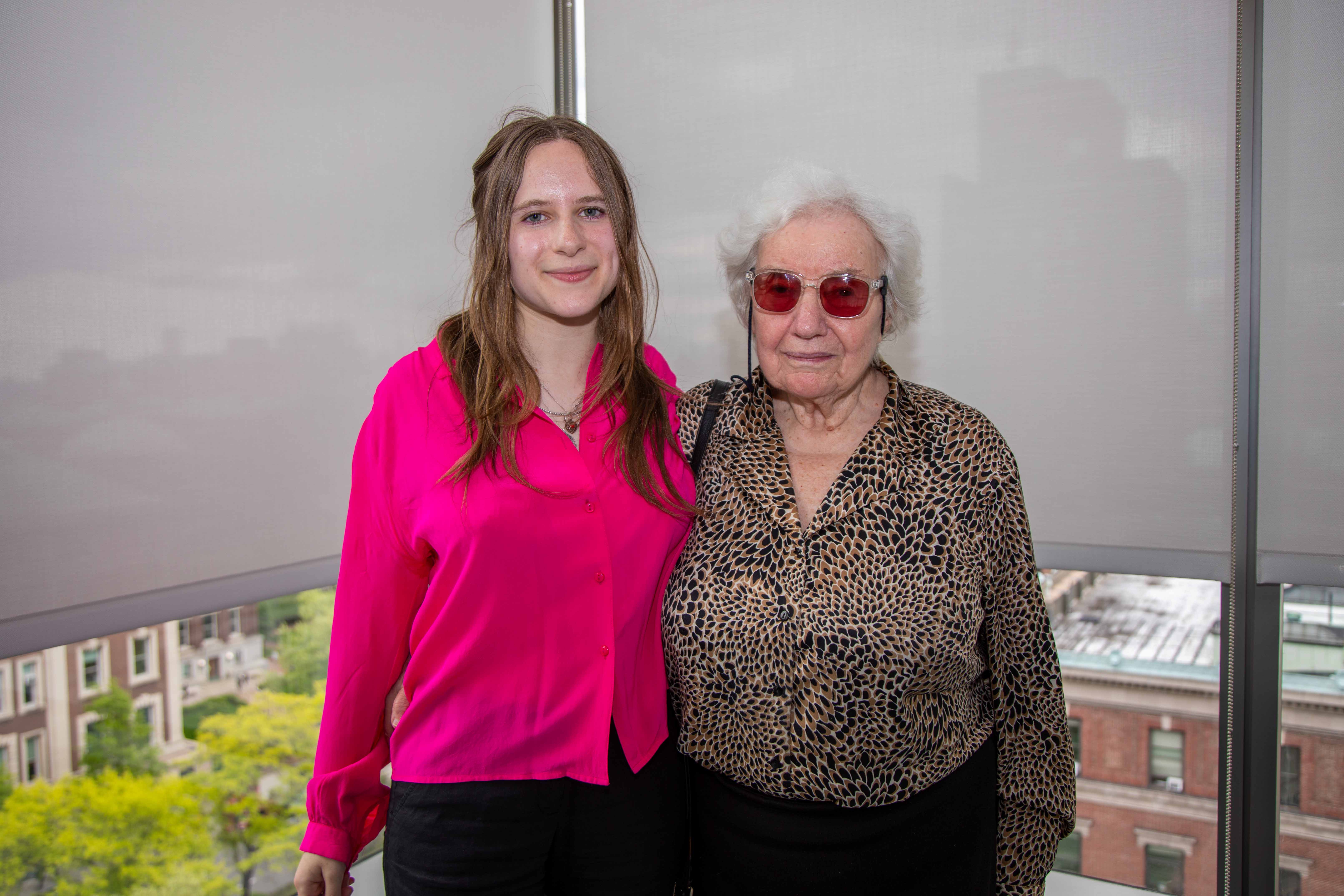 Hanna Dobroszycki and grandma