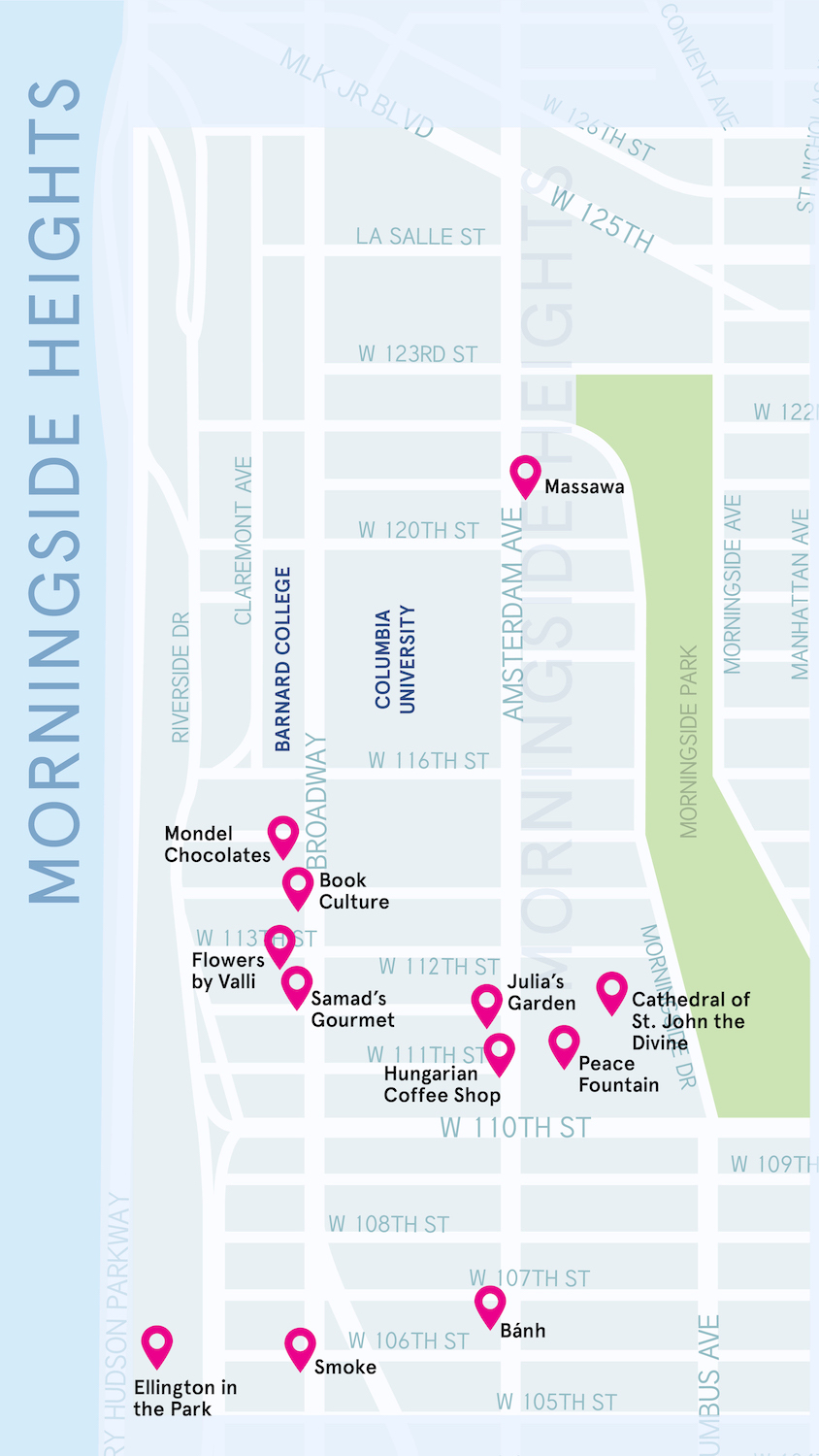 Morningside Heights map