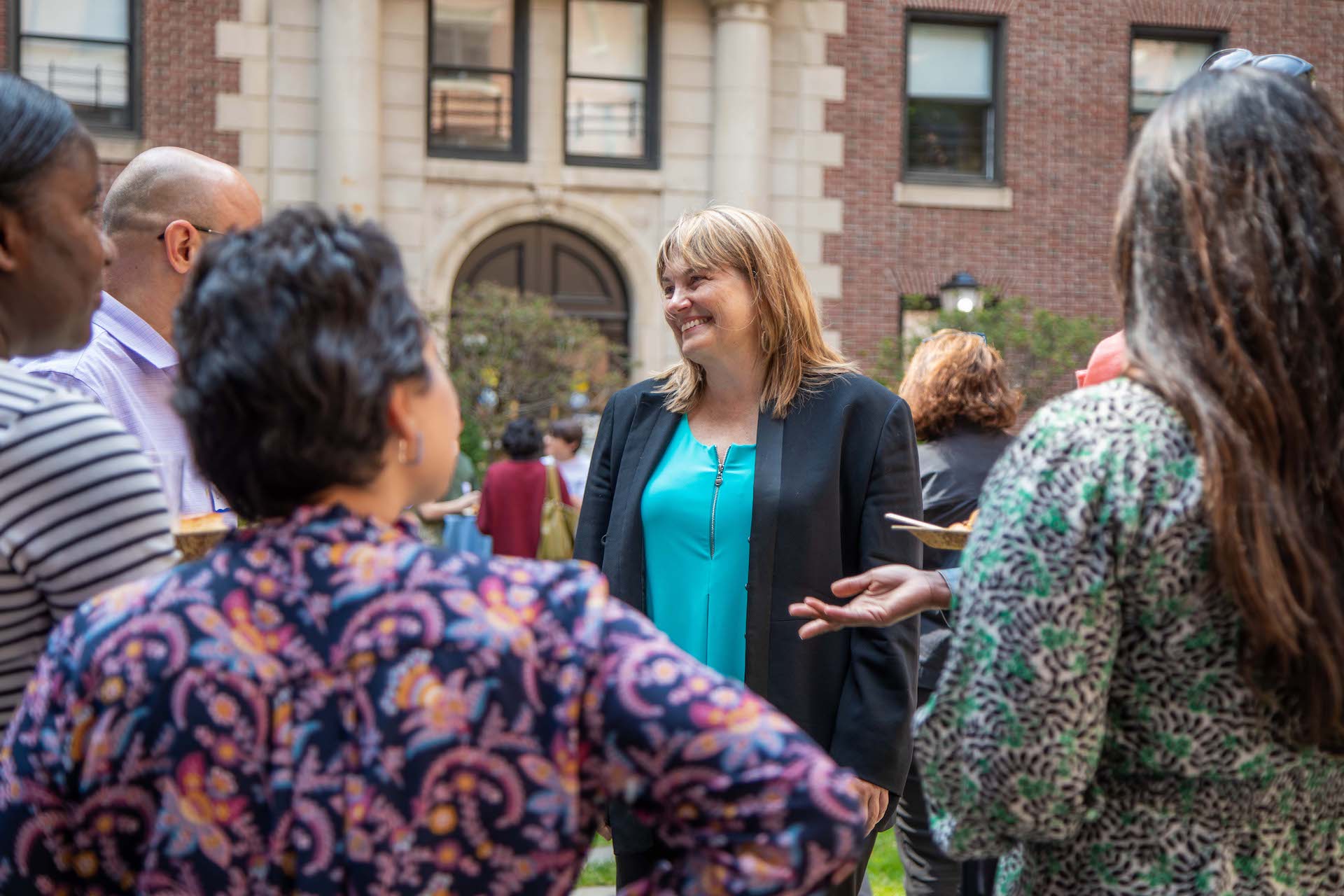 Laura Rosenbury on campus