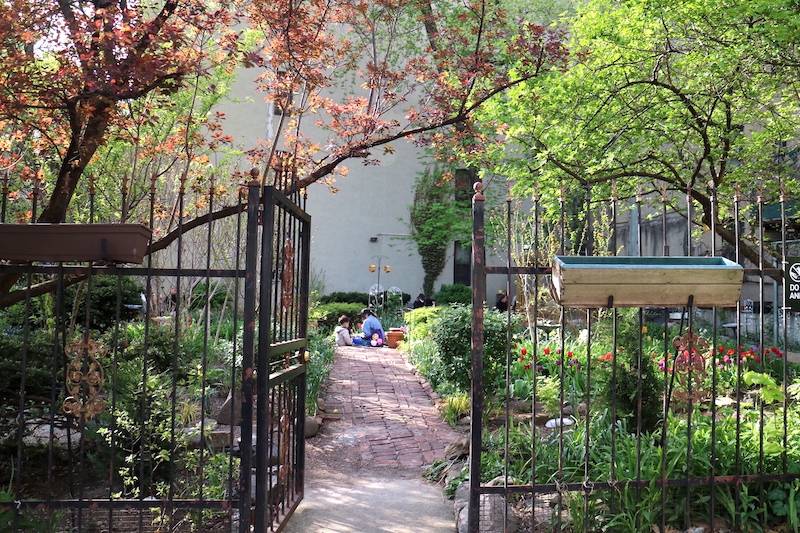 Cathedral courtyard