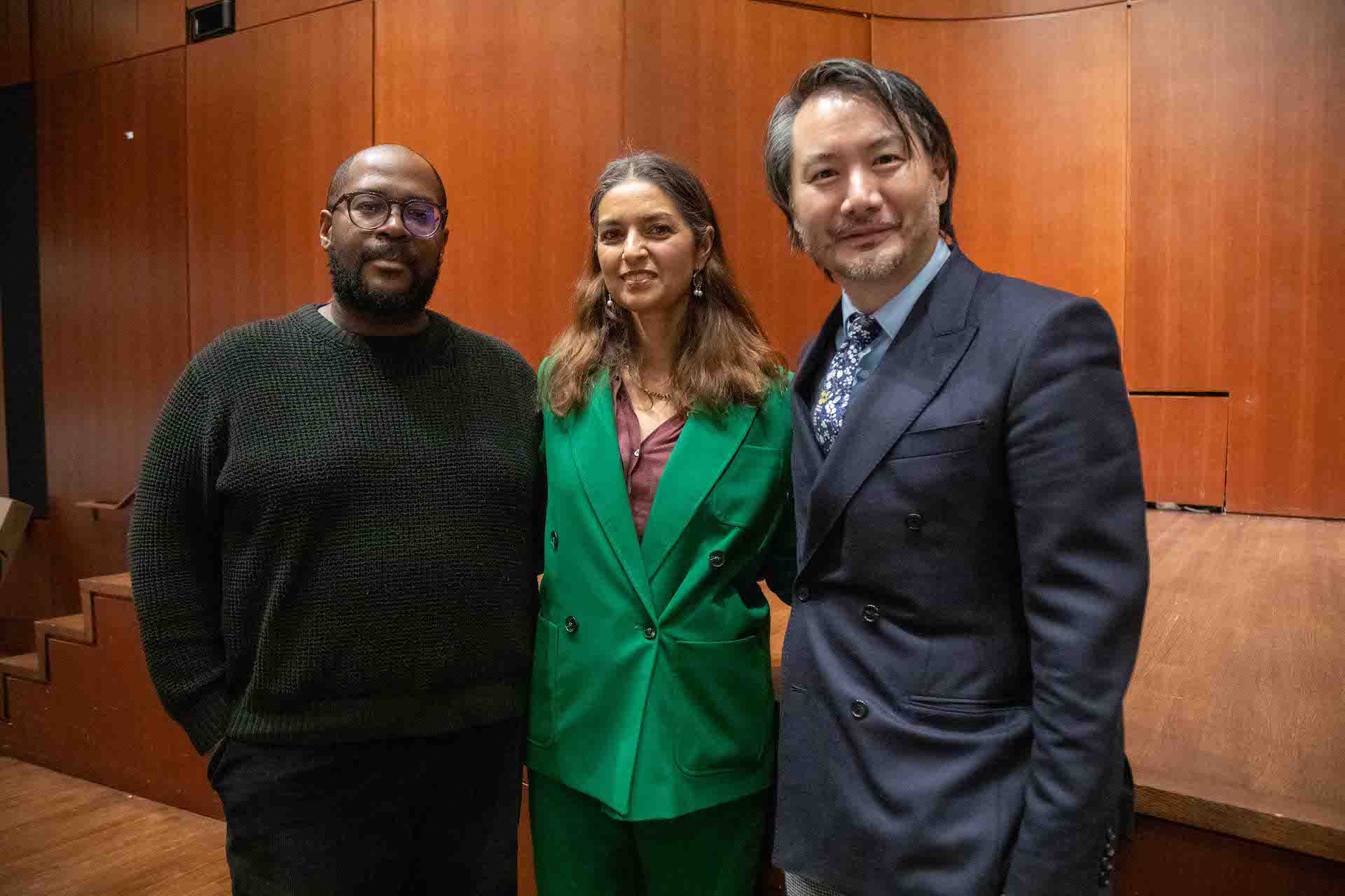 Jhumpa Lahiri with Ken Chen and Brandon Taylor