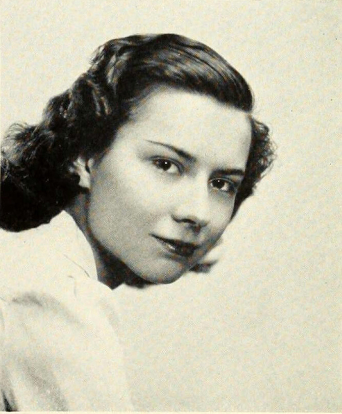 Patricia Highsmith yearbook shot