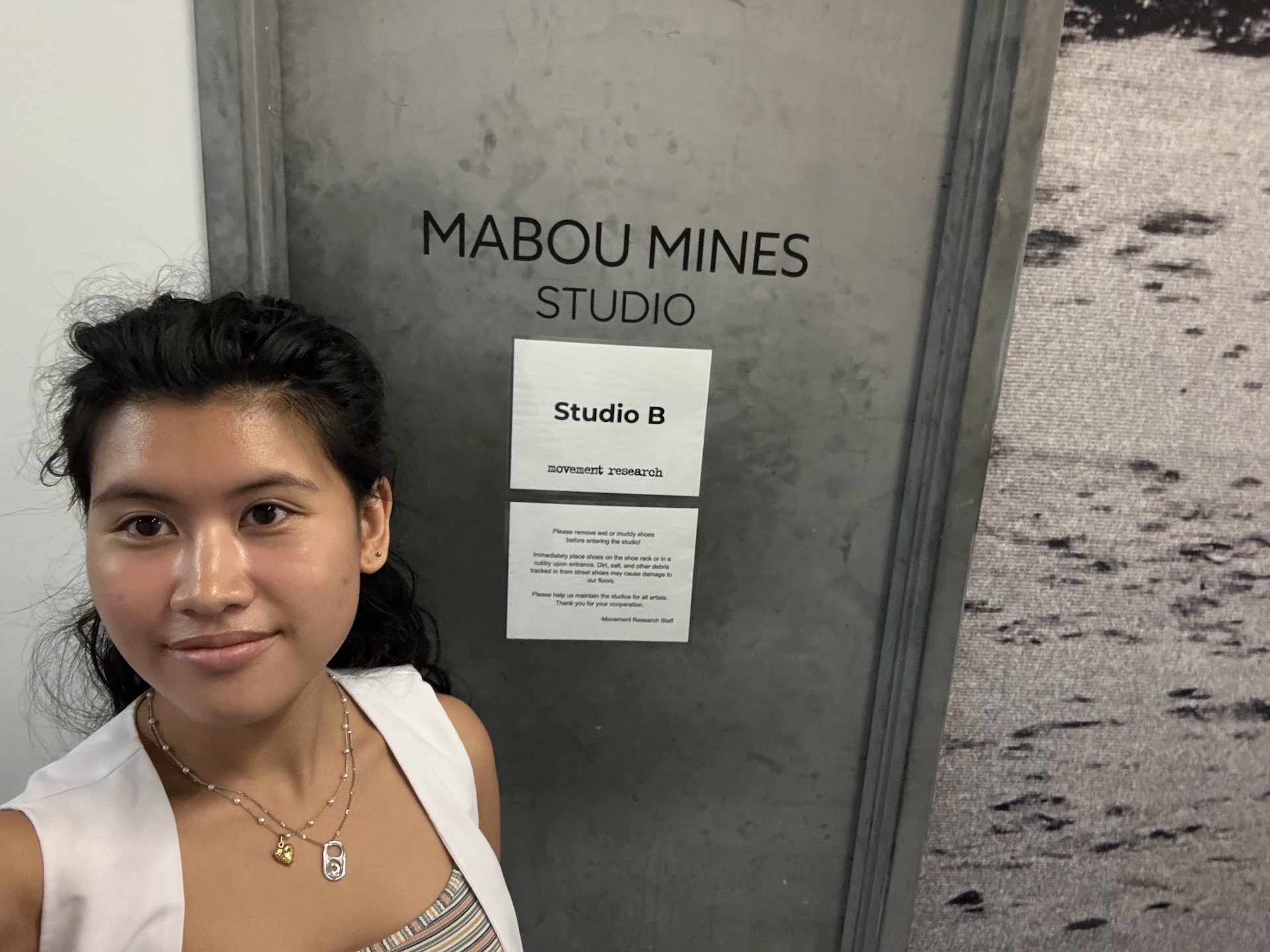 Isabel Tongson '26-mabou mines selfies