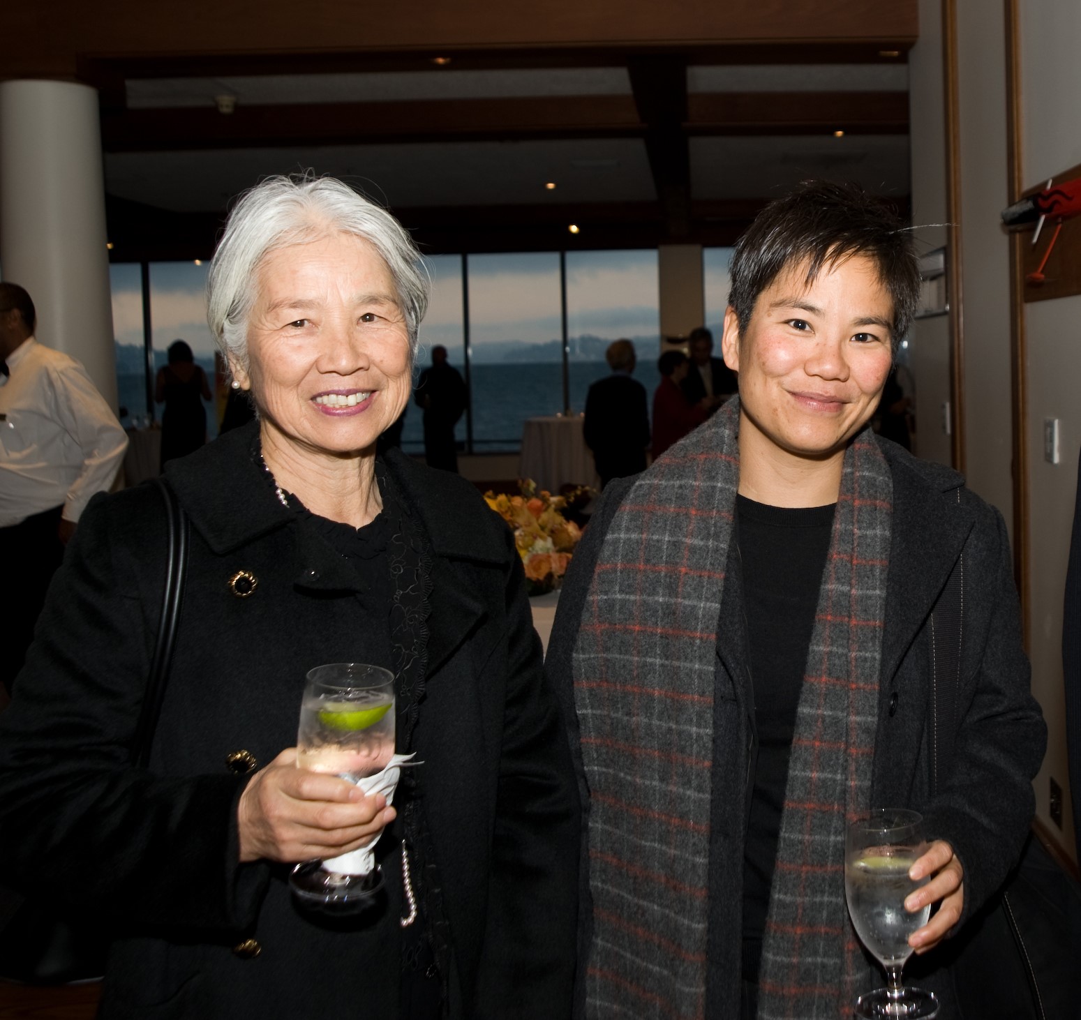 Amy Sueyoshi with her mother.