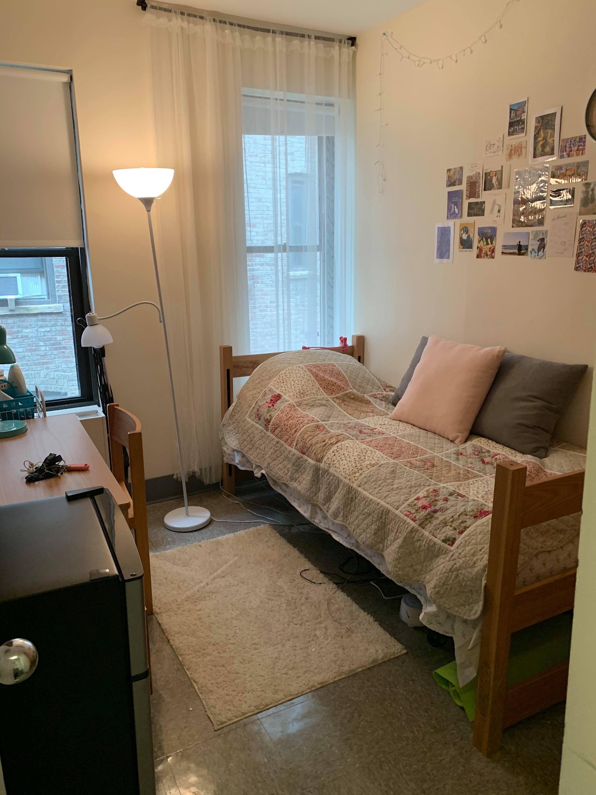 Slepyan's Barnard dorm room in Elliot Hall.