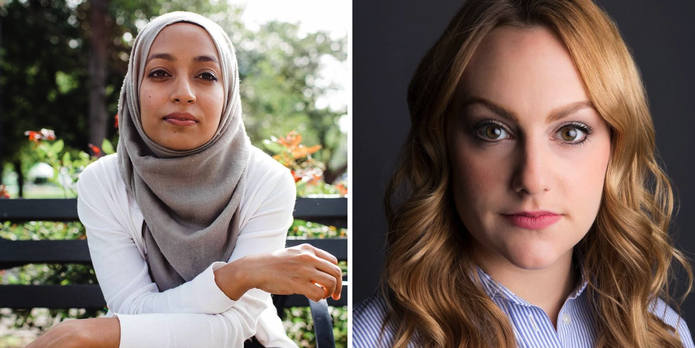 Naureen Akhter and Jessica Huseman — side by side headshots