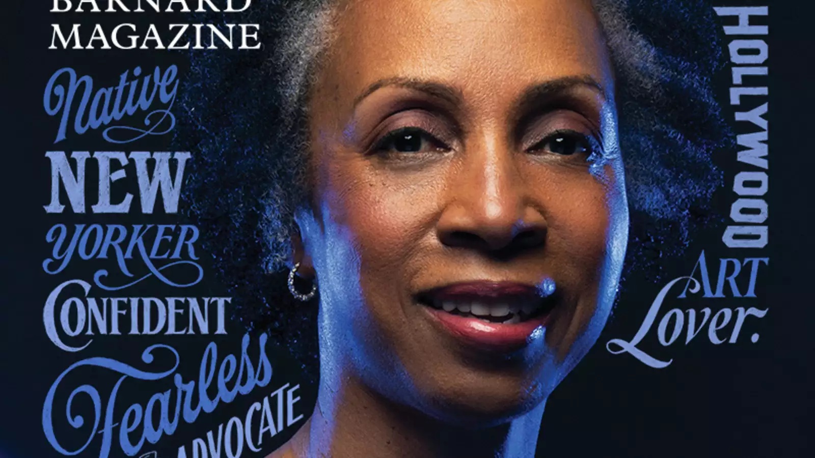 Nina Shaw on the cover of Barnard Magazine