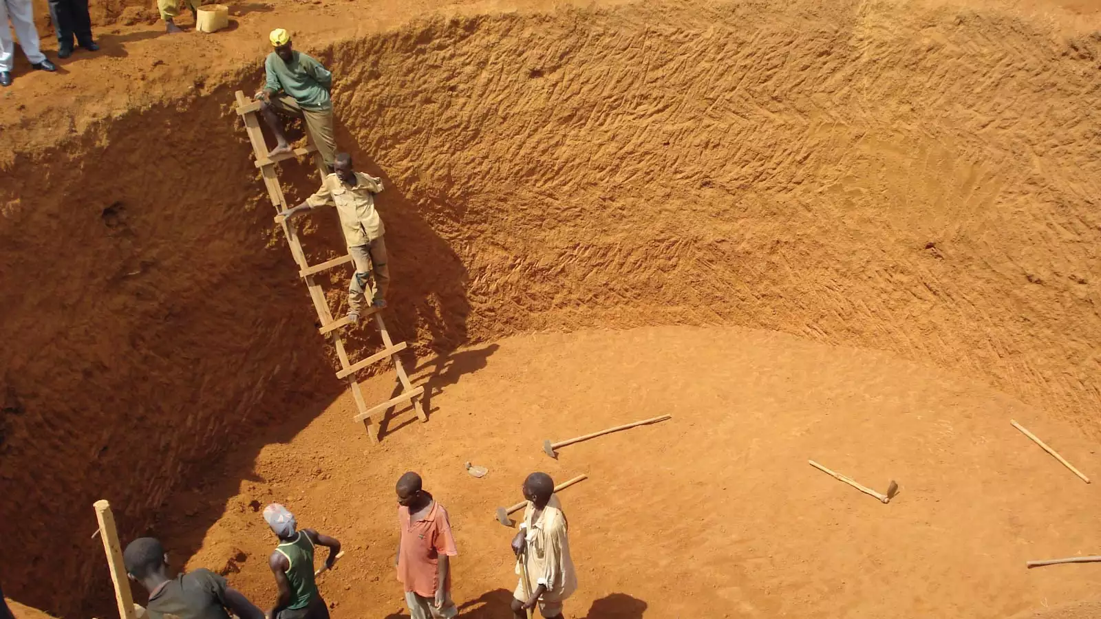 Constructing Water Reservoir