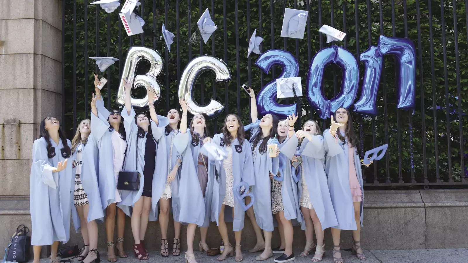 Barnard grads celebrate the 2017 commencement 