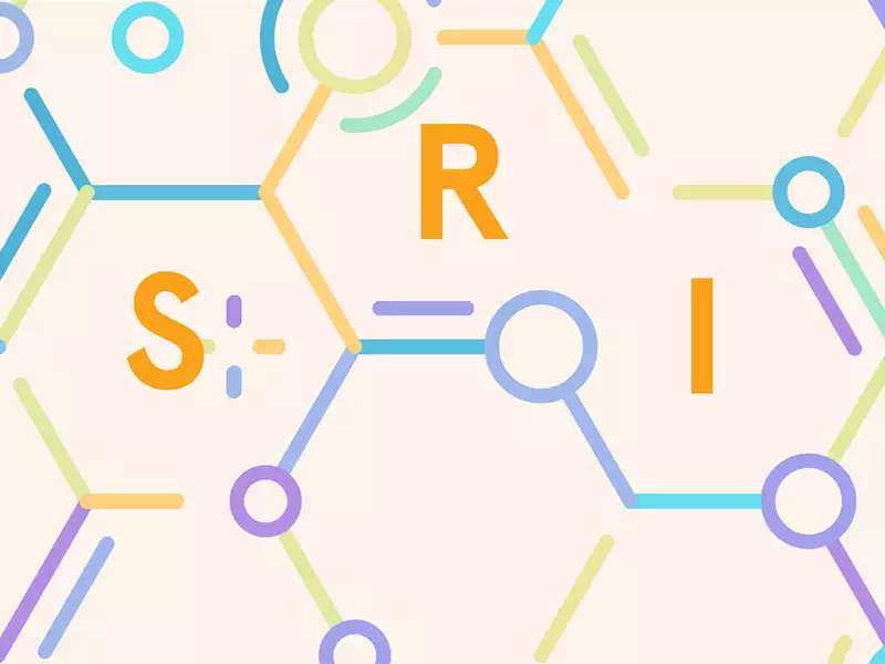 Chemistry graphic with SRI embedded in the compostion