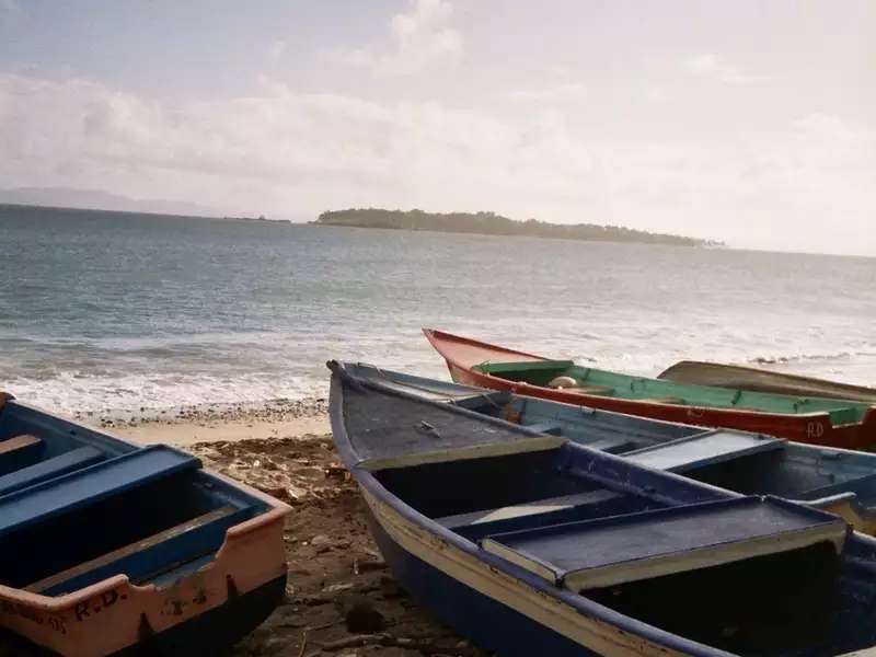 Maya Pollak Fishing Boats at the Beach